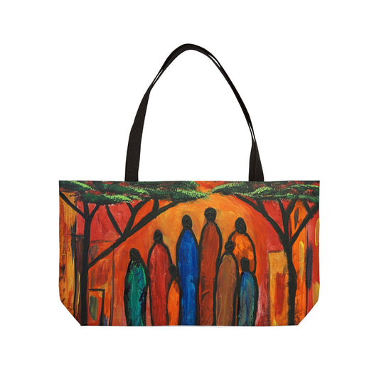 Vibrant Art Weekender Tote Bag - Perfect for Travel, Beach Days, Shopping, Gifts, Unique Home Accessories
