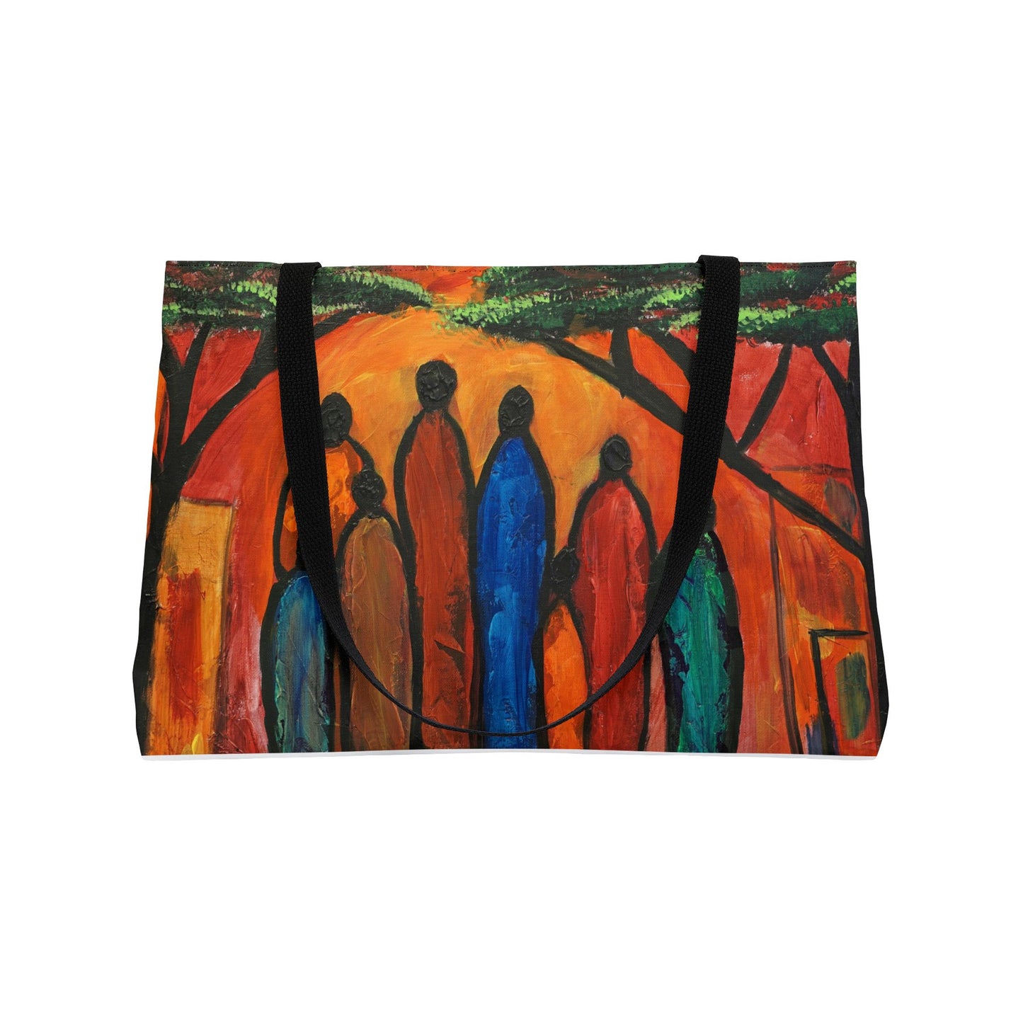 Vibrant Art Weekender Tote Bag - Perfect for Travel, Beach Days, Shopping, Gifts, Unique Home Accessories