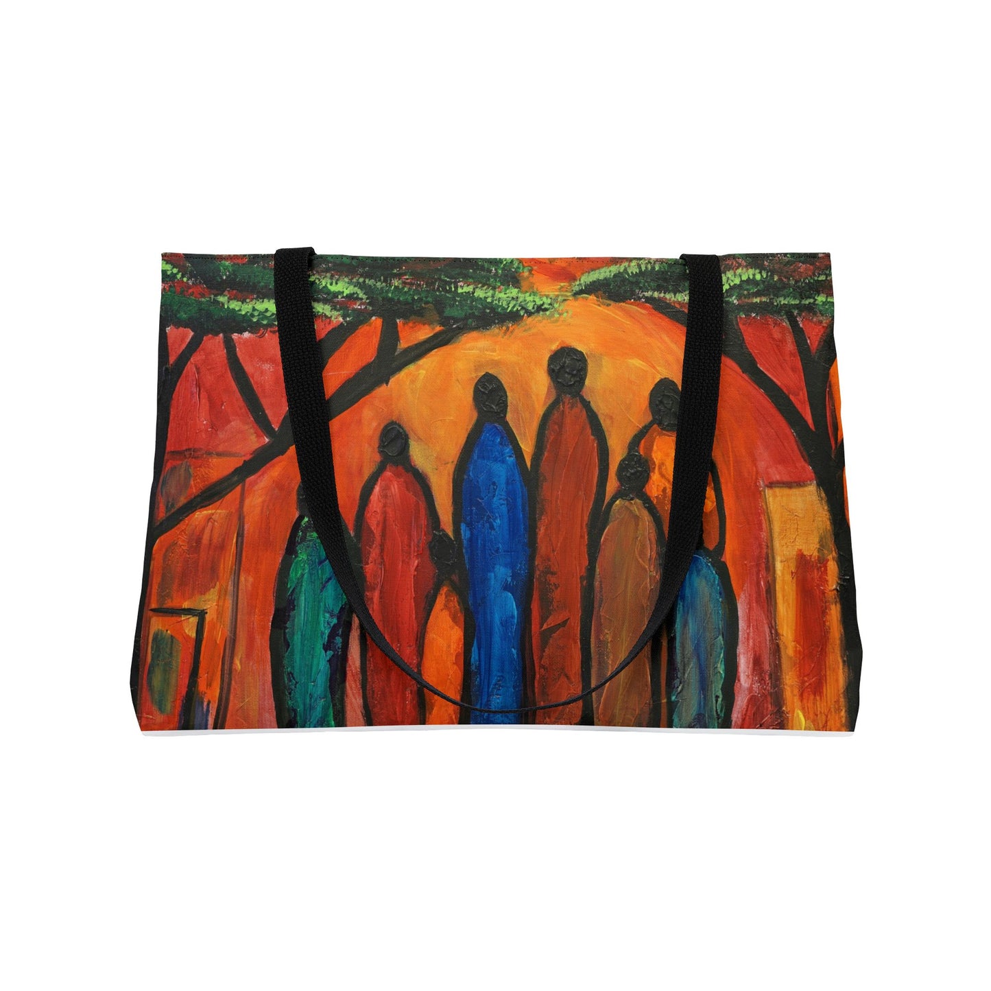 Vibrant Art Weekender Tote Bag - Perfect for Travel, Beach Days, Shopping, Gifts, Unique Home Accessories