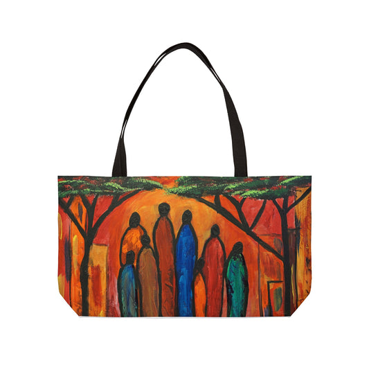 Vibrant Art Weekender Tote Bag - Perfect for Travel, Beach Days, Shopping, Gifts, Unique Home Accessories