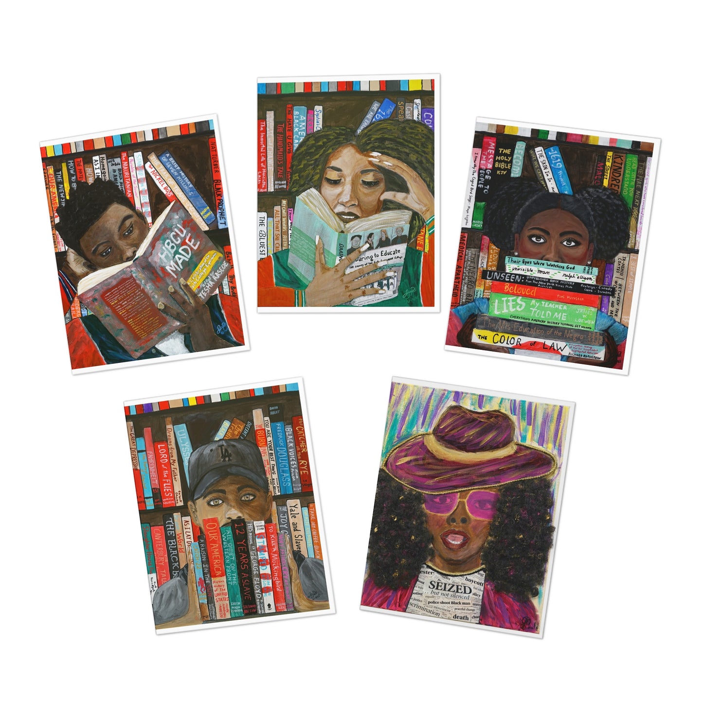 Copy of Artistic Greeting Cards for Every Occasion - Multi-Design Pack, Unique Handmade Cards, Birthday, Thank You, Art Lovers