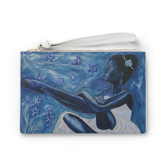 Ballet-Inspired Clutch Bag, Elegant Evening Purse, Dance Lover Accessory, Gift for Her, Floral Art Design, Birthday Present