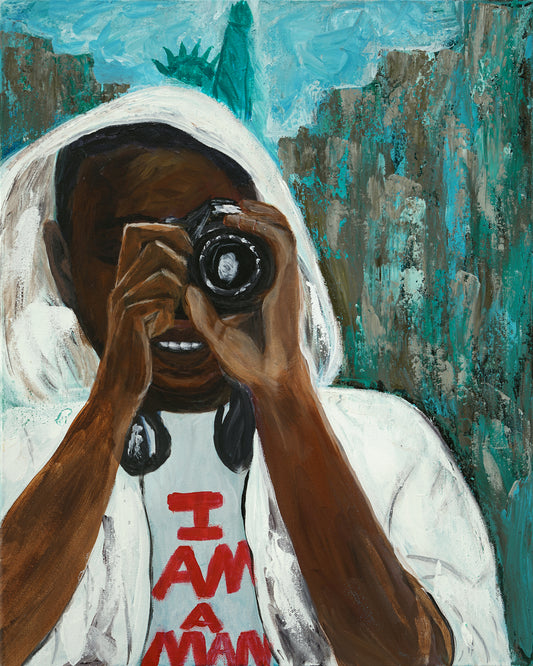 I Am A Man - Original 20x16 Acrylic painting on canvas