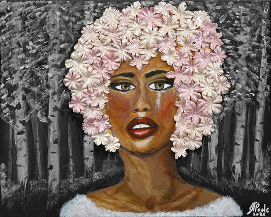 Losing Nature - Original 20x16 Acrylic Painting on Canvas
