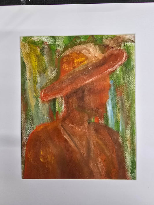 The Farmer - Original 8x10 Oil Painting on Canvas