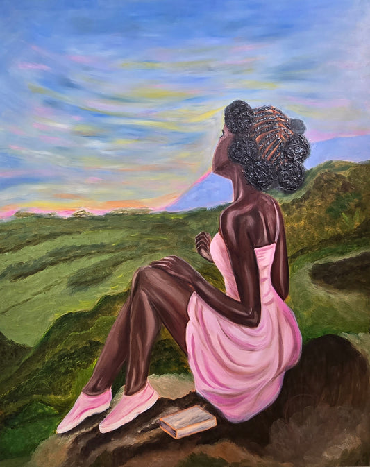Traveling Shoes- Original 60x48 Oil painting on canvas